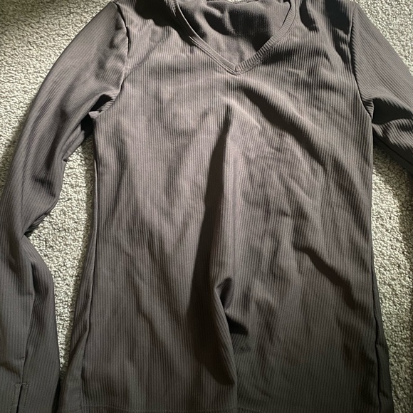 Women's Long Sleeve Top - Brown - Picture 1 of 1